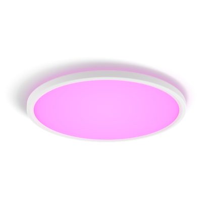 Hue White and Color Ambiance Panneau de plafond rond Tento WCA LED 42,1 cm blanc