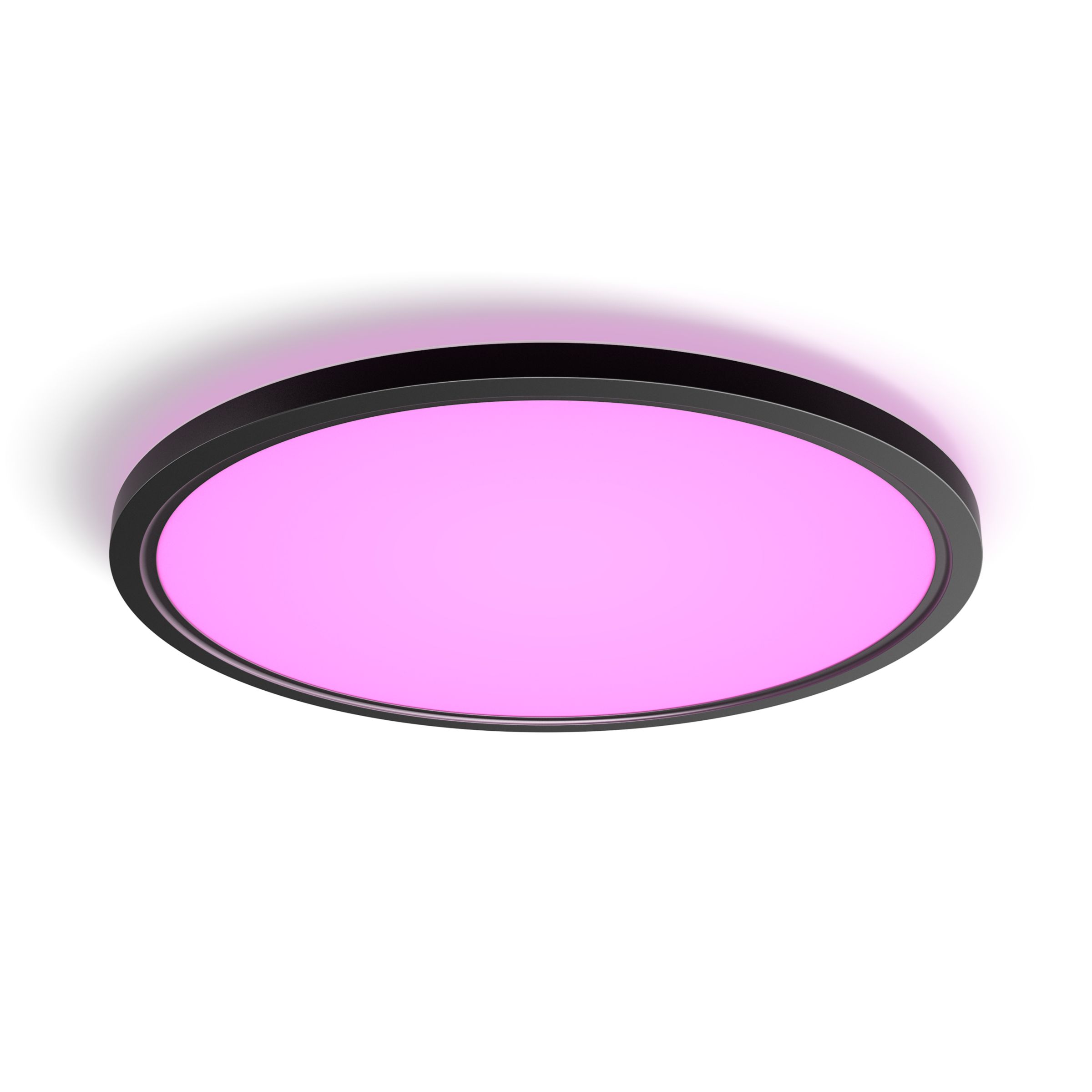 Philips Hue White & Color Ambiance Tento Rundes WCA LED-Deckenpanel 54,2 cm Schwarz - Schwarz