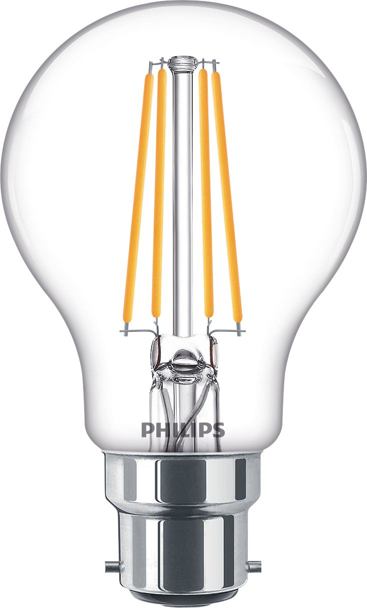 LED Filament Bulb Clear 60W A60 B22 X3 8718699718237 | Philips