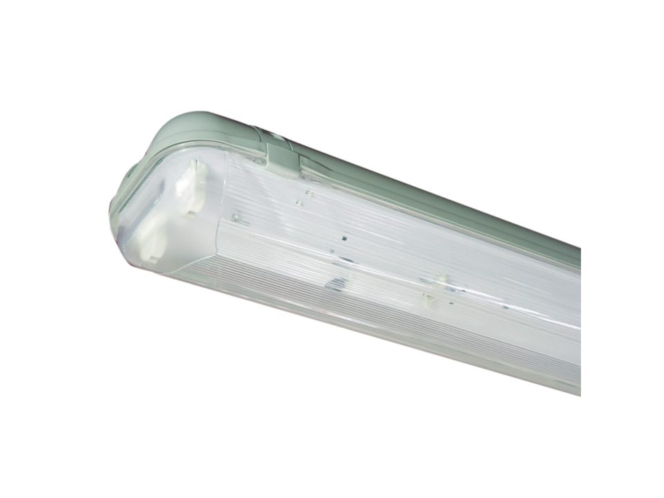 Weatherproof fluorescent clearance light