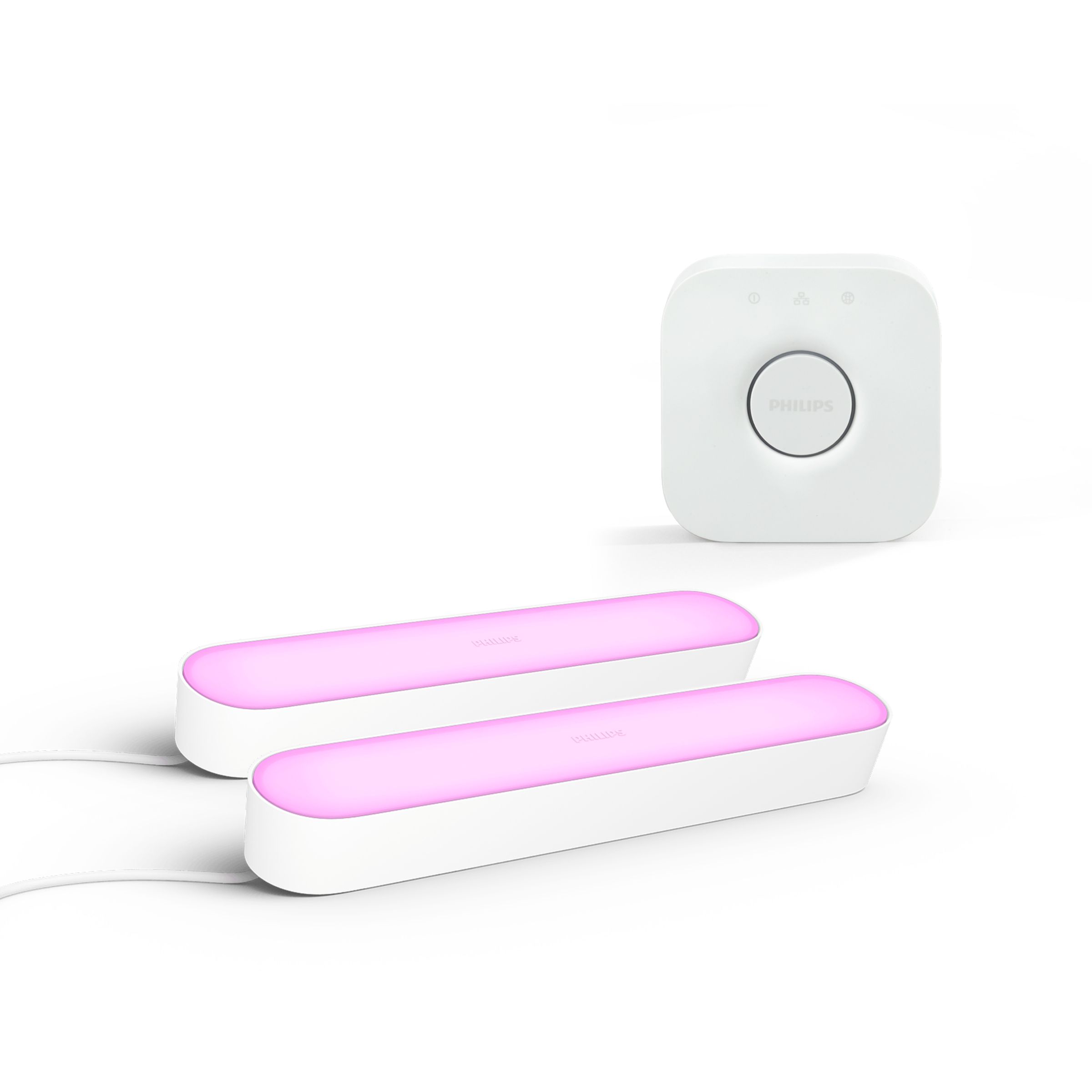 Philips Hue Smart Entertainment Bundle (Philips Hue Play 2-Pack Black + Hue  Bridge) 