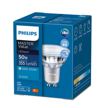 Philips led gu10 store 355 lumen