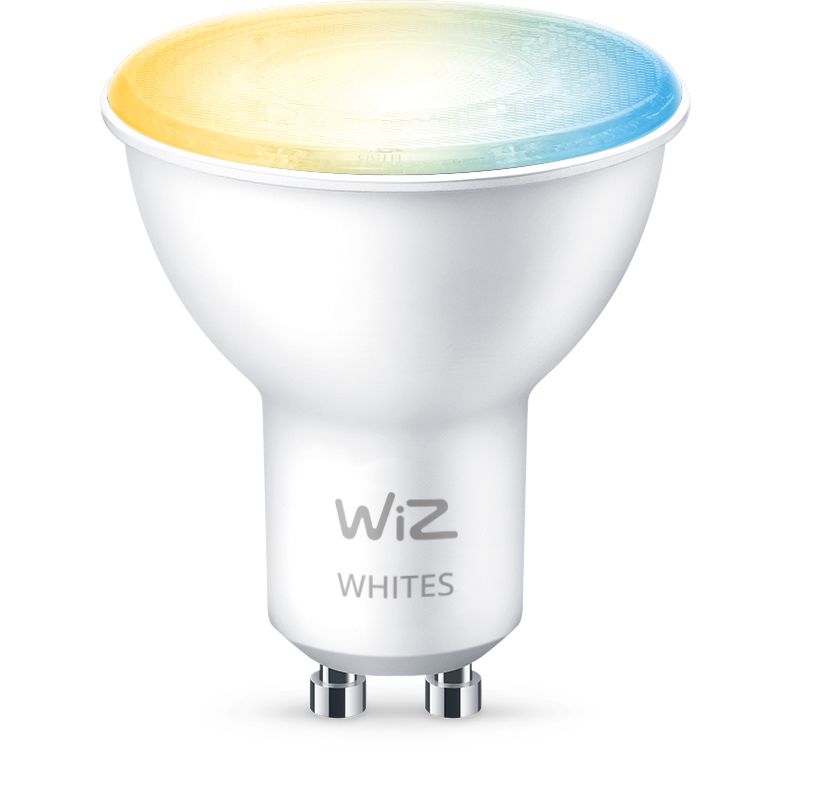 Lampadina WiFi Smart GU10 5W Dimmerabile Luce Calda-Bianca Philips Signify  Wiz Connected, 345 Lumen, App o Controllo Vocale