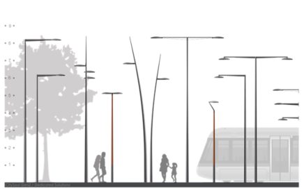 Stolpar och fästen för CitySoul