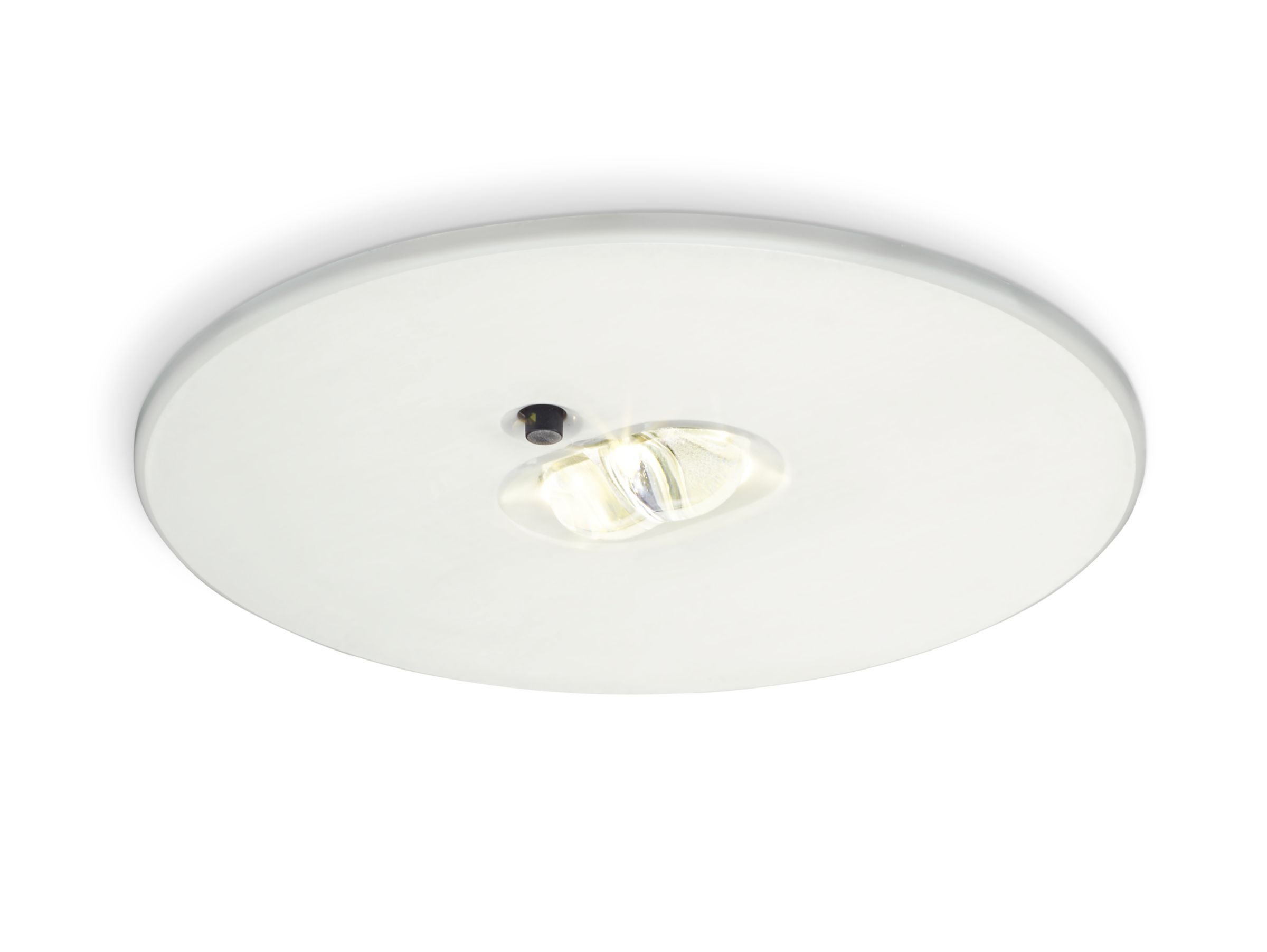 Emergency Lights: White Case/Housing LED Emergency Light Fixture