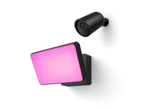 Bundel: Hue Discover floodlight + Secure camera op batterij