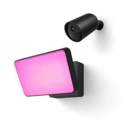 Bundel: Hue Discover floodlight + Secure camera op batterij