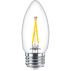LED Filament Candle Clear 40W B11 E26 x3