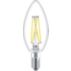 LED Filament Candle Clear 60W B11 E12 x3