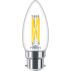 LED Filament Candle Clear 40W B35 B22
