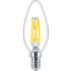 LED 燈絲型蠟燭燈透明 40W B35 E14