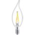LED Filament Candle Clear 40W BA11 E12 x3