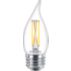 LED Filament Candle Clear 40W BA11 E26 x3