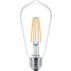 LED Ampoule transparente à filament 60 W ST64 E27