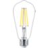 LED Filament Bulb Clear 75W ST19 E26 x2