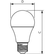 LAMPADINA LED TUBOLARE LED 9W E27 3000K THOR VIVALUX 003979 - LAMP