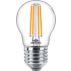 LED Filament-Kerzenlampe, P45 E27, transparent, 60 W