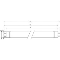 TUBO LED T8 14W 2100LM 4000K PROFI PLUS C/STARTER 120CM EMOS Z73225