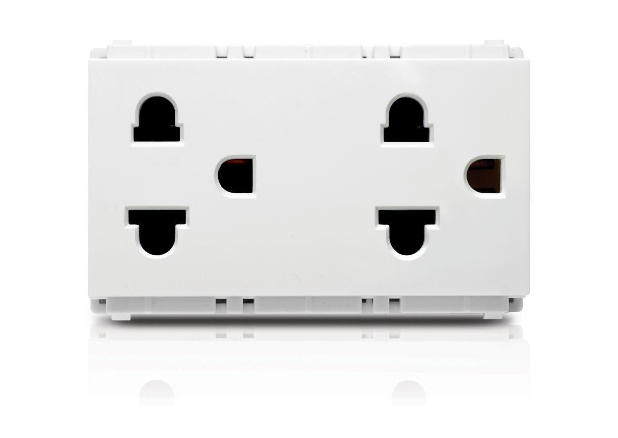 High quality switch and socket designed to safely last for years