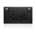 Switches & Sockets 2P+E Socket & 1 Gang 1 Way Switch with Grid