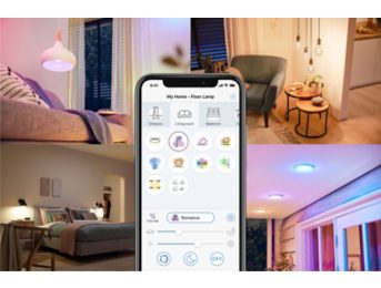 Contrôlez vos luminaires depuis n’importe où avec votre téléphone intelligent.