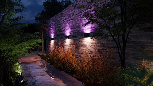 Dymera indoor/outdoor wall light, Philips Hue