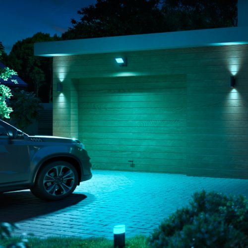 Philips hue deals outdoor floodlight installation