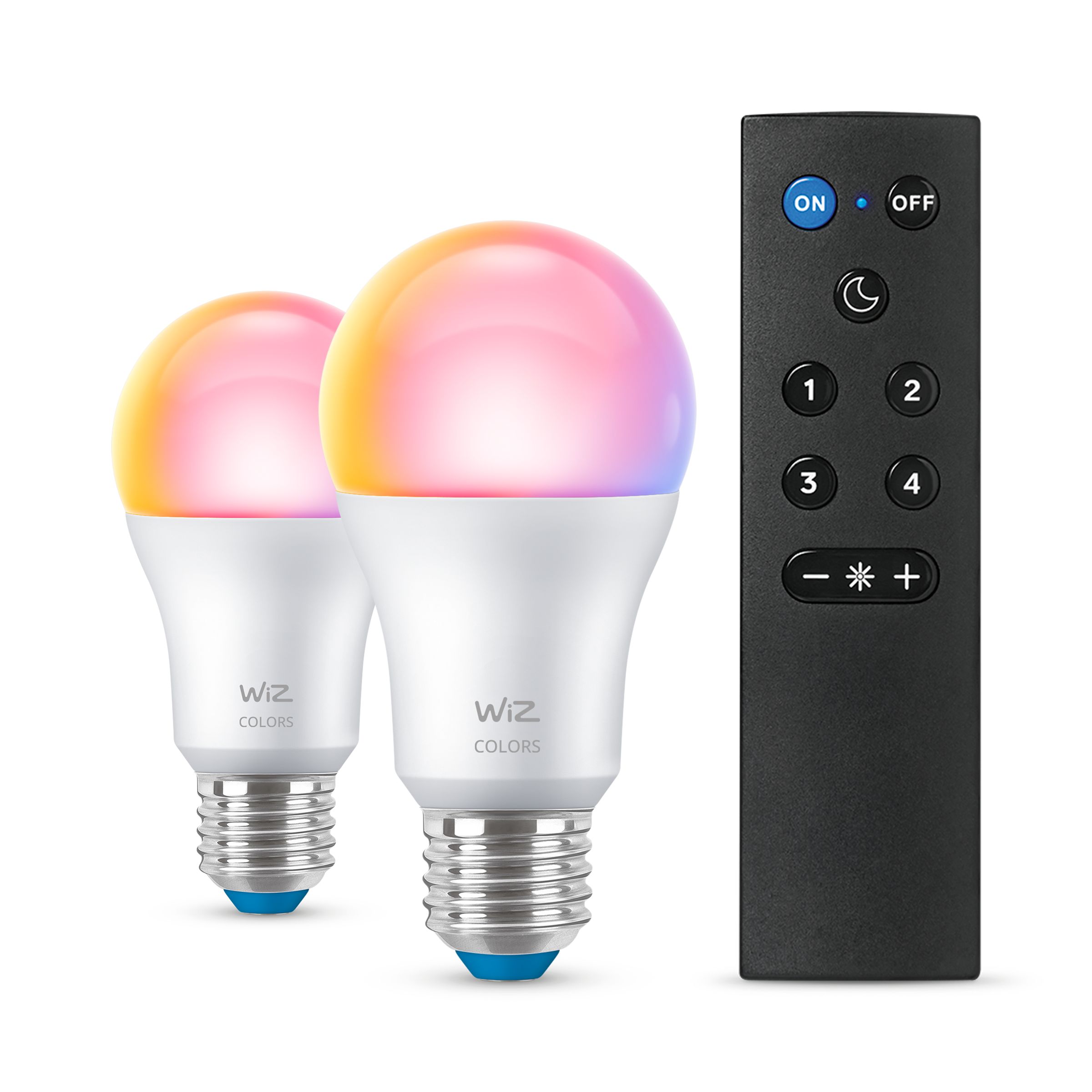 WiZ Lampadina Smart Wi-Fi, Luce Bianca o Colorata Dimmerabile, E27