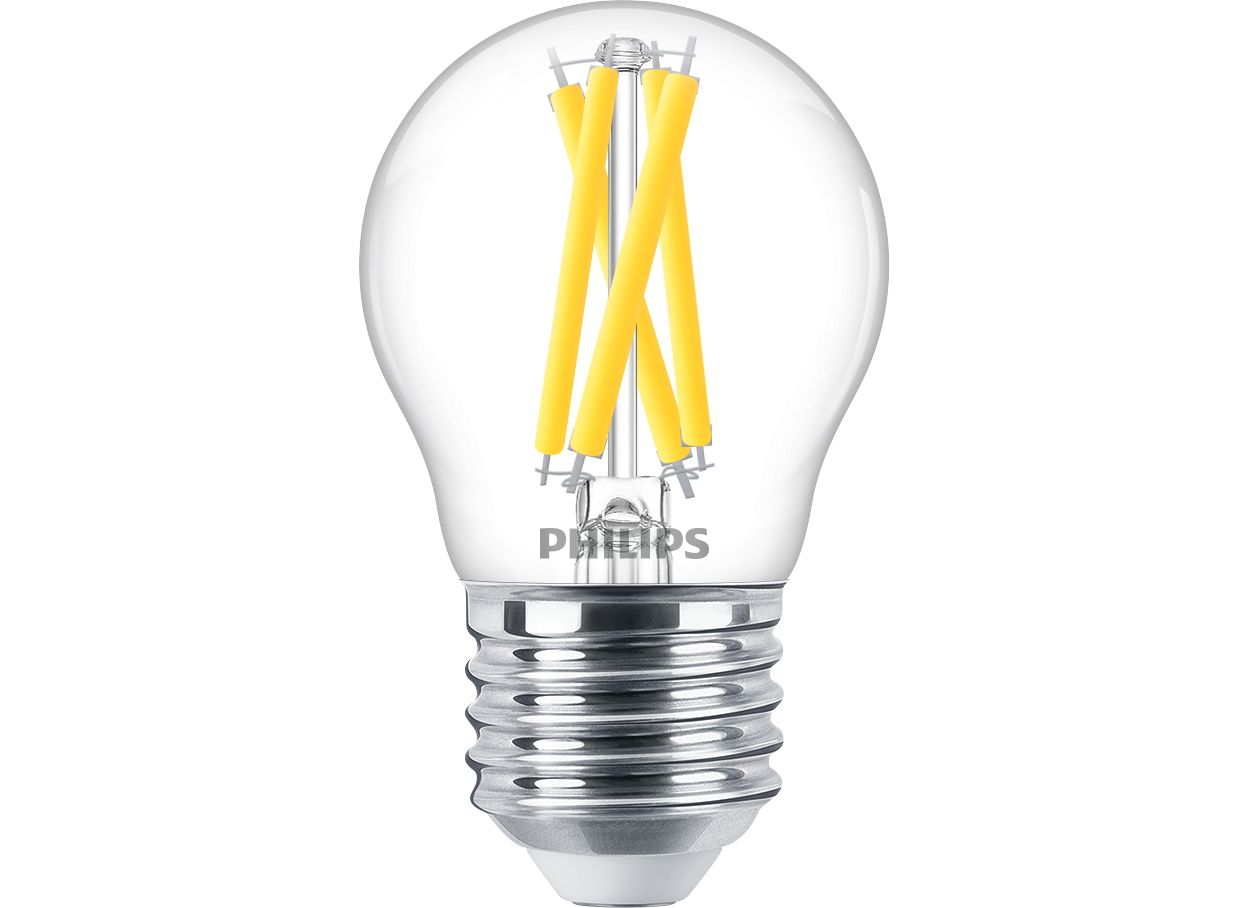 Lampadina candela Philips filament trasparente E14 60W CLD - DIMOStore