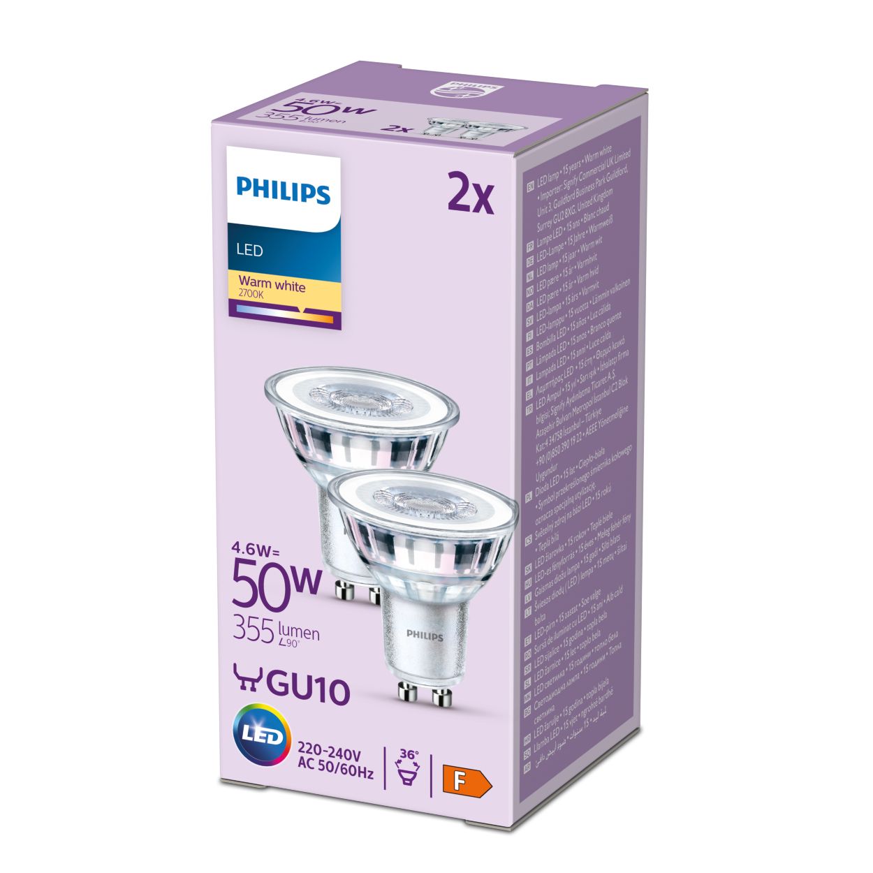 Philips led 50w on sale 355 lumen