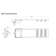 Dimension Drawing (without table) - BRP715 LED180 CW Solar