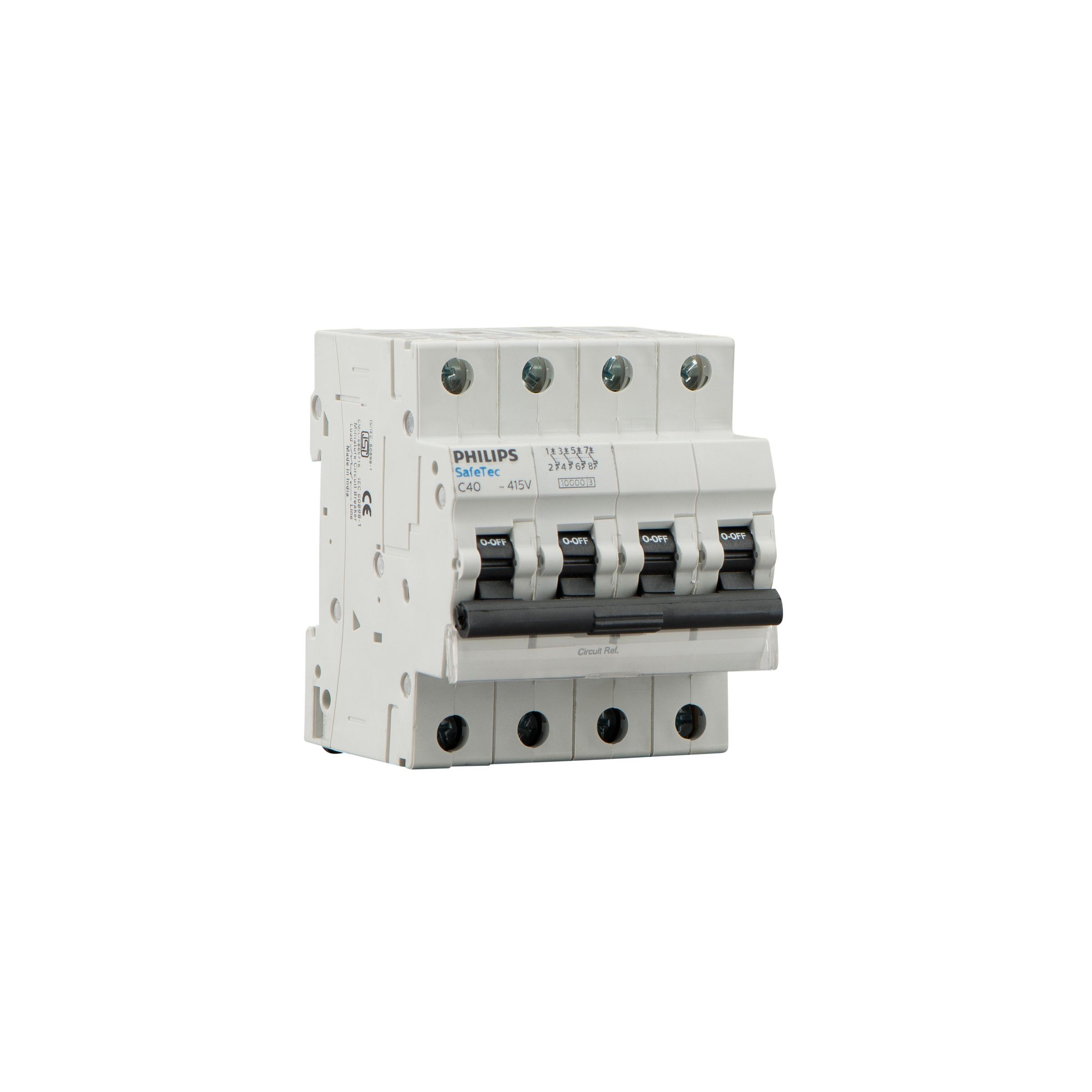 Specifications of the Circuit Breakers 4 Pole MCB 