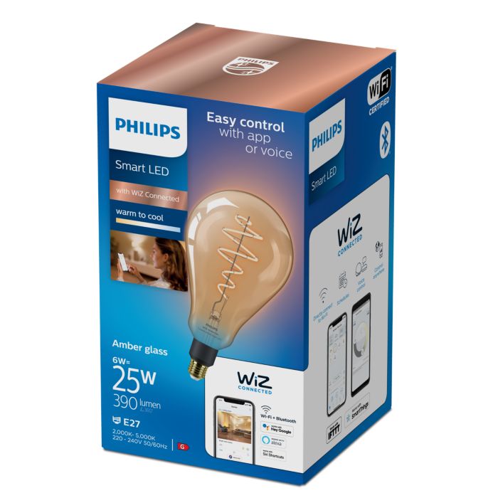 Lampara Led Inteligente Philips Wifi Smart Color E27 x4