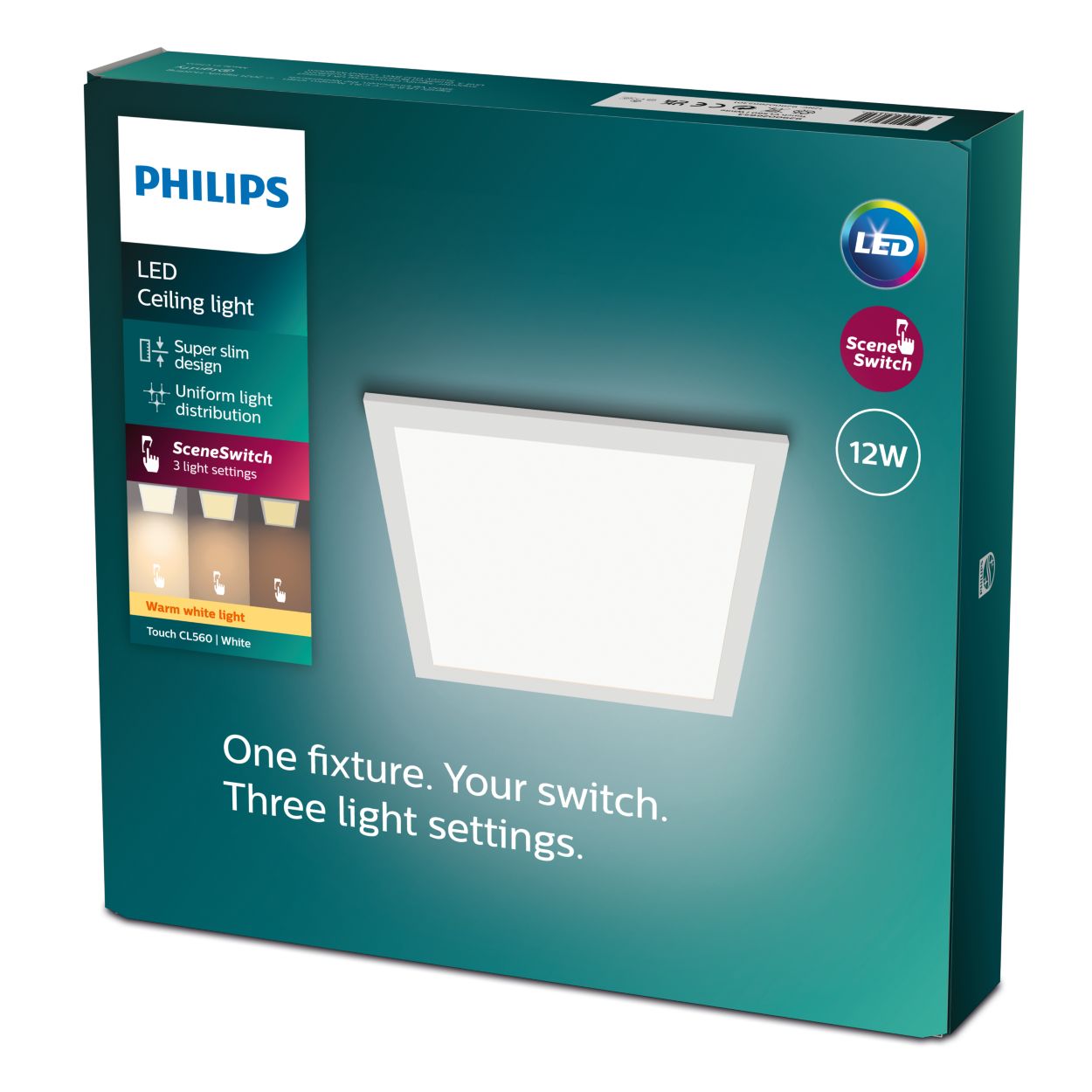 Led surface panel light 12w outlet philips