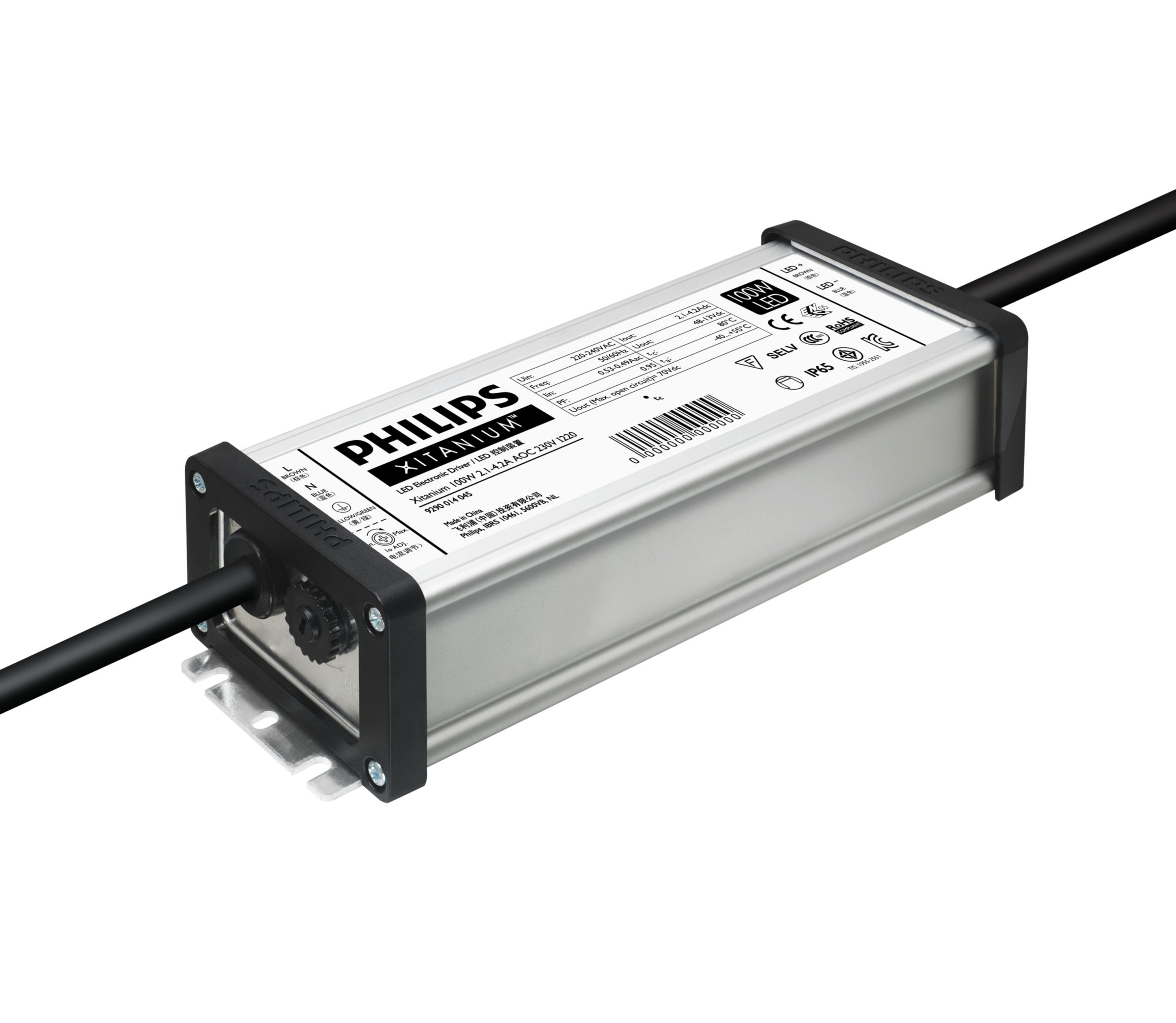 Driver Philips XITANIUM pour luminaires LED jusqu'à 100W