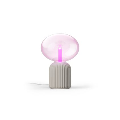 Lightguide ellipse + dome table lamp (sand)