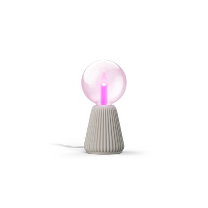 Lightguide large globe + cone table lamp (sand)