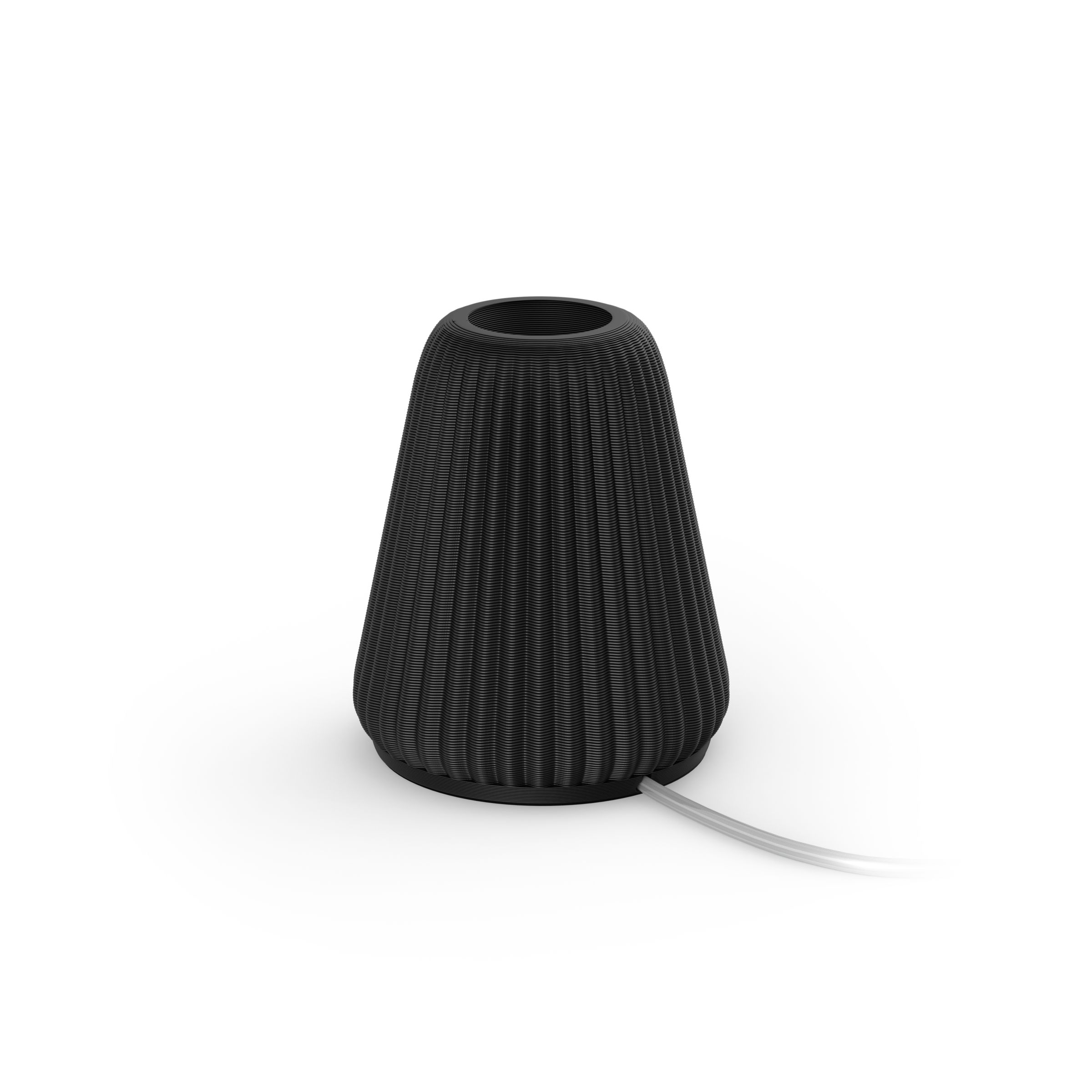 Hue Cone tafellamp voor Lightguide-lampen (zwart)