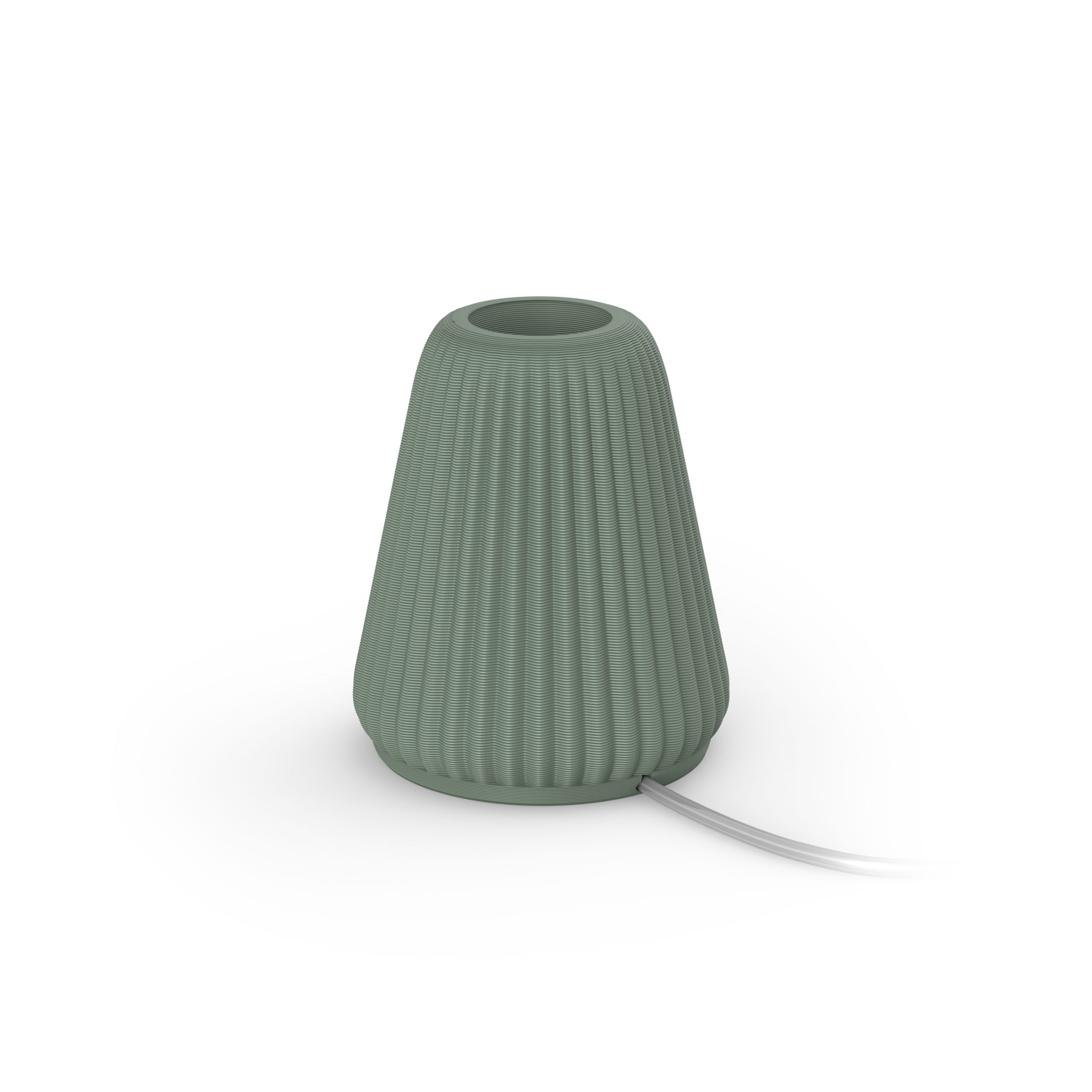 Hue Lampada da tavolo a cono per lampadine Lightguide (verde salvia)