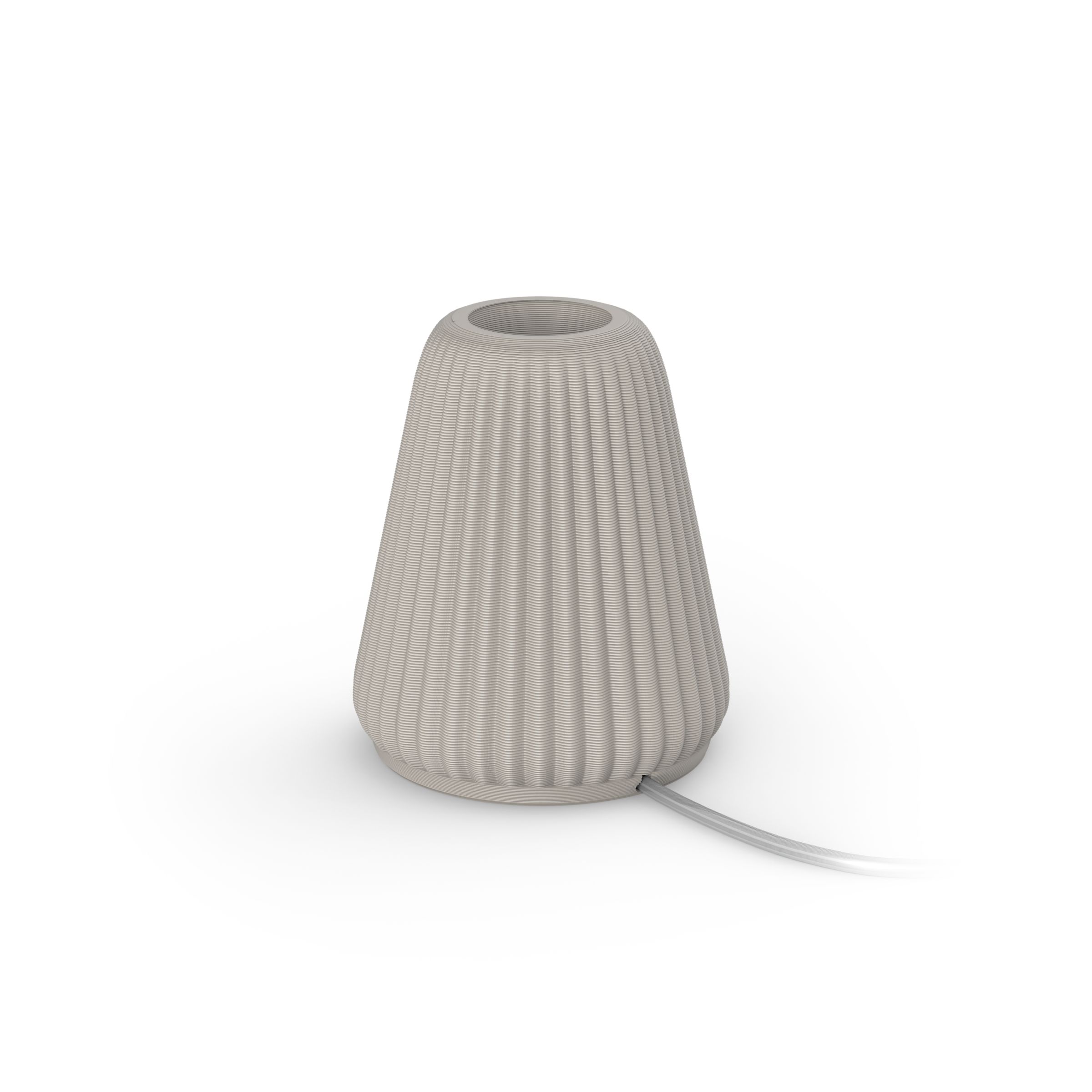 Hue Lampada da tavolo a cono per lampadine Lightguide (sabbia)